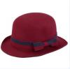Autumn and winter newest roll edge design formal hat