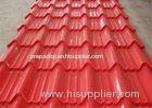 Building Materials Cold Rolled Colour Coated Roofing Sheets 800 - 1250 MM Width