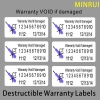 Custom Printing Tamper Evident Security Labels Seal Paper Warranty Date Self Adhesive Vinyl Label Stickers