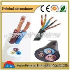 PVC Insulated Flexible Round Multi-core Cable