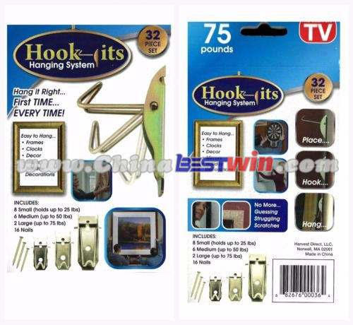 Hook Its Hanging System Holds 3X The Weight Of A Regular Hook As Seen On TV