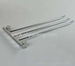 Brush nickel strong stainless steel towel rack with bar