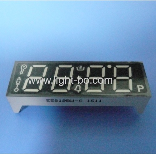 Custom Ultra white common anode 4 digit 0.56  7 segment led display for oven timer control