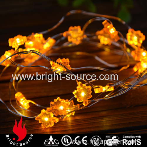 Maple leaf shape mini led lights