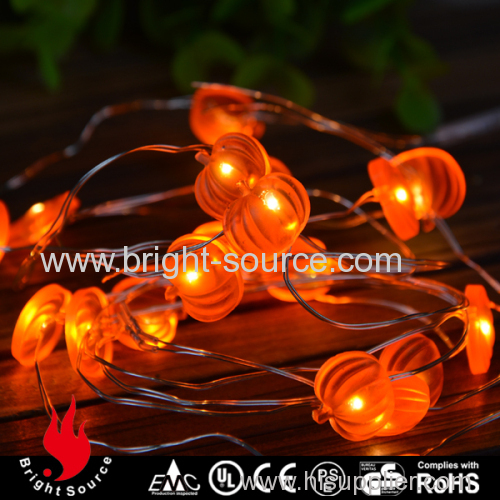 Pumpkin Shape Battery operated Led string lights