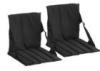 Black Foldable Stadium Seat Cushions For Chair 31 Inch 16 Inch 1 Inch