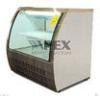 Stainless Steel Curve glass cold Deli Display Cooler for freash meat