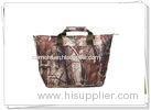 Insulated Cooler Tote Bags Waterproof / Camo Picnic Cooler Bag Zip Handles
