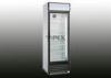 Small Capacity Single glass door display fridge 280L with Fan Asisted Cooling system