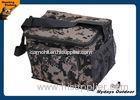 Food Folding Camo Cooler Bag 600D Nylon Fabric 2 Mesh Pockets For Hunting