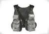 Gray Youth Hunting Fishing Vest Oxford 420D Ballistic Nylon Pockets