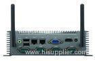 IP65 Fanless Embedded BOX PC Dual Core High End Supports SSD / WIFI