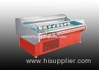 Open Deli Display Cooler / Commercial Display Cooler With canopy glass lid