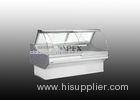 Deli food or freash meat commercial display coolers with Curve glass