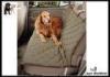 Dog Proof Car Seat Covers Rubber / Suede Khaki Car Pet Barrier For SUV