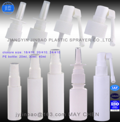 Nasal Sprayer Tube Sprayer with PE bottle