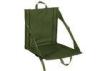 Portable Customized Stadium Seat Cushions Green Water Resistant For Weekender