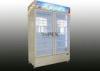 Self - closing double door commercial refrigerator 1200L / electric beverage cooler