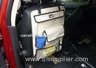 White Passenger Kids Car Seat Organizers Quick Release Buckles 62cm X 42cm