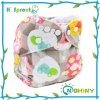 Organic bamboo super soft all in one baby nappies with inserts