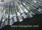 Anti - UV Clear Corrugated Polycarbonate Sheets with High Light Transamission