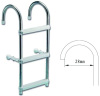 Aluminium Ladder. With antisliding plastic steps