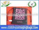 Black Polyester Drawstring Plastic Bags for Shoes or Retail