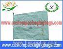 White PEVA Material Drawstring Plastic Bags with Bottom for Clothes or Retail