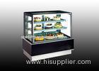 1200mm width marble Cake Showcase Chiller with flat glass 335L