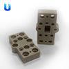 High Temperature Resistant PEEK Components Machining Parts T1.5mm T1.2mm