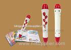 Red Rose Mini Mp3 Playing Kids Reading Pen For Studying Japanese / Russian