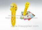 Yellow Kids Talking Pen / Electronic Reading Pen Lithium Battery Cow Animal Shaped