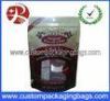 Red Bottom Gusset Stand Up Pouches Resealable For Dried Fruit