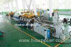 PE Double Wall Corrugated Pipe Double Screw Extruder / Pvc Pipe Making Machine