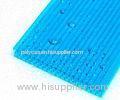 Multi wall Sky blue Polycarbonate Hollow Sheet / panels for greenhouse roof and siding