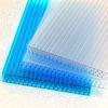 Blue Green White Polycarbonate Awning Panels Opal Brown PC Plastic Hollow Sheet