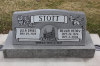 American Grey Stone Tombstone G603