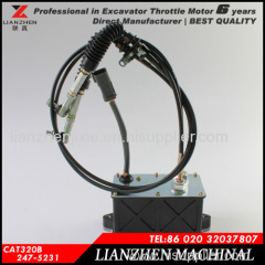 Excavator parts throttle motor