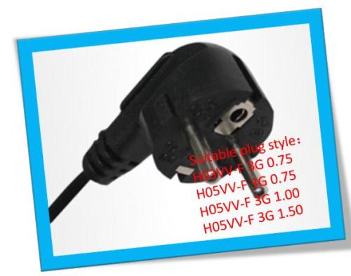 South Korea 16A 250V power plug wire