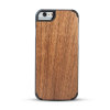 New design premium wood phone case solid phone protective cord back high quaility Iphone6/6P Walnut