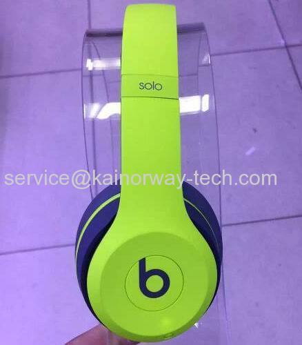 New Beats by Dr.Dre Solo2 Wireless Active Collection On-Ear Headphones Shock Yellow