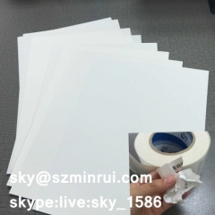 Well Cut A4 Size Destructible Fragile Paper White Color Breakable Label Material for Security