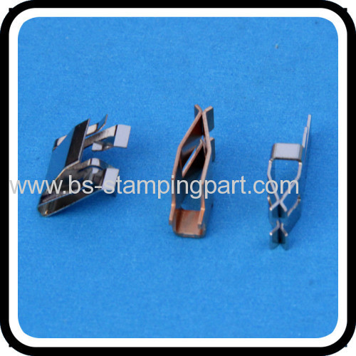 Stamping copper soldering spring clip