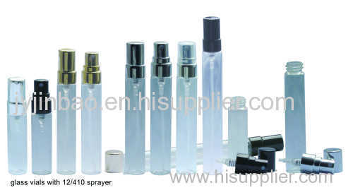 High Quality Glass Vial atomizer 5ml and up with screw sprayer perfect for sampling gift and pocket perfume refillable