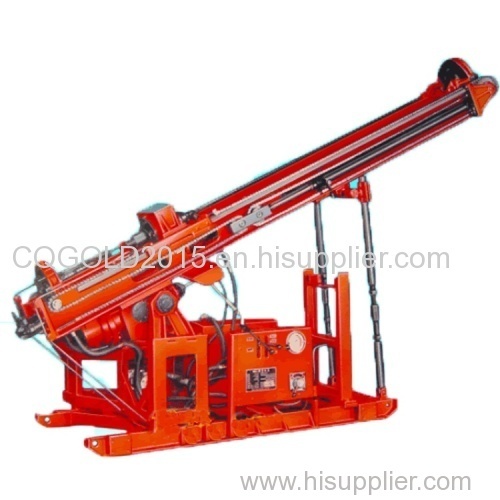 Anchor drilling rig for soil and rock anchoring