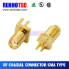 Straight RF PCB Mount Female Sma Connector