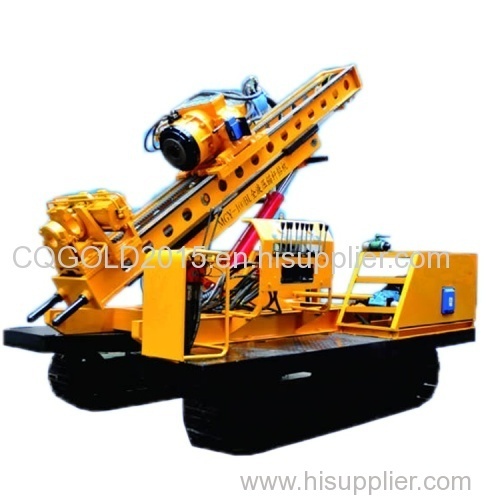 anchoring crawler ground drilling machine