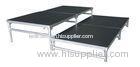 Foldable Aluminum Stage Platform / Outdoor Mobile Stage 18mm Plywood Thickness