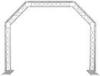 Custom 6M Goalpost Lighting Stand Aluminium Trussing 400x400 mm With Manual Hoist