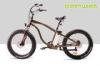 28km / h 350 Watt Electric Beach Bike 36V 10Ah Lithium Battery Pedals Assisted